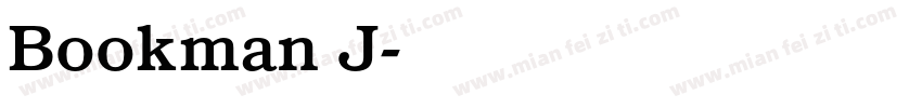 Bookman J字体转换